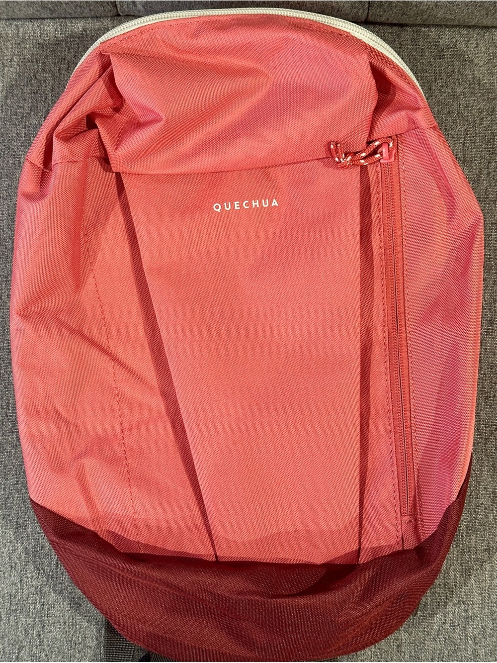 NEW Decathlon Quechua 10L Hiking Backpack Daypack Coral Pink & Maroon Small